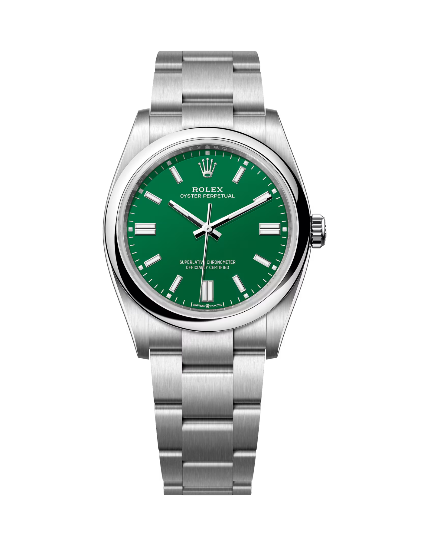 Rolex Oyster Perpetual 36mm Green Dial 126000
