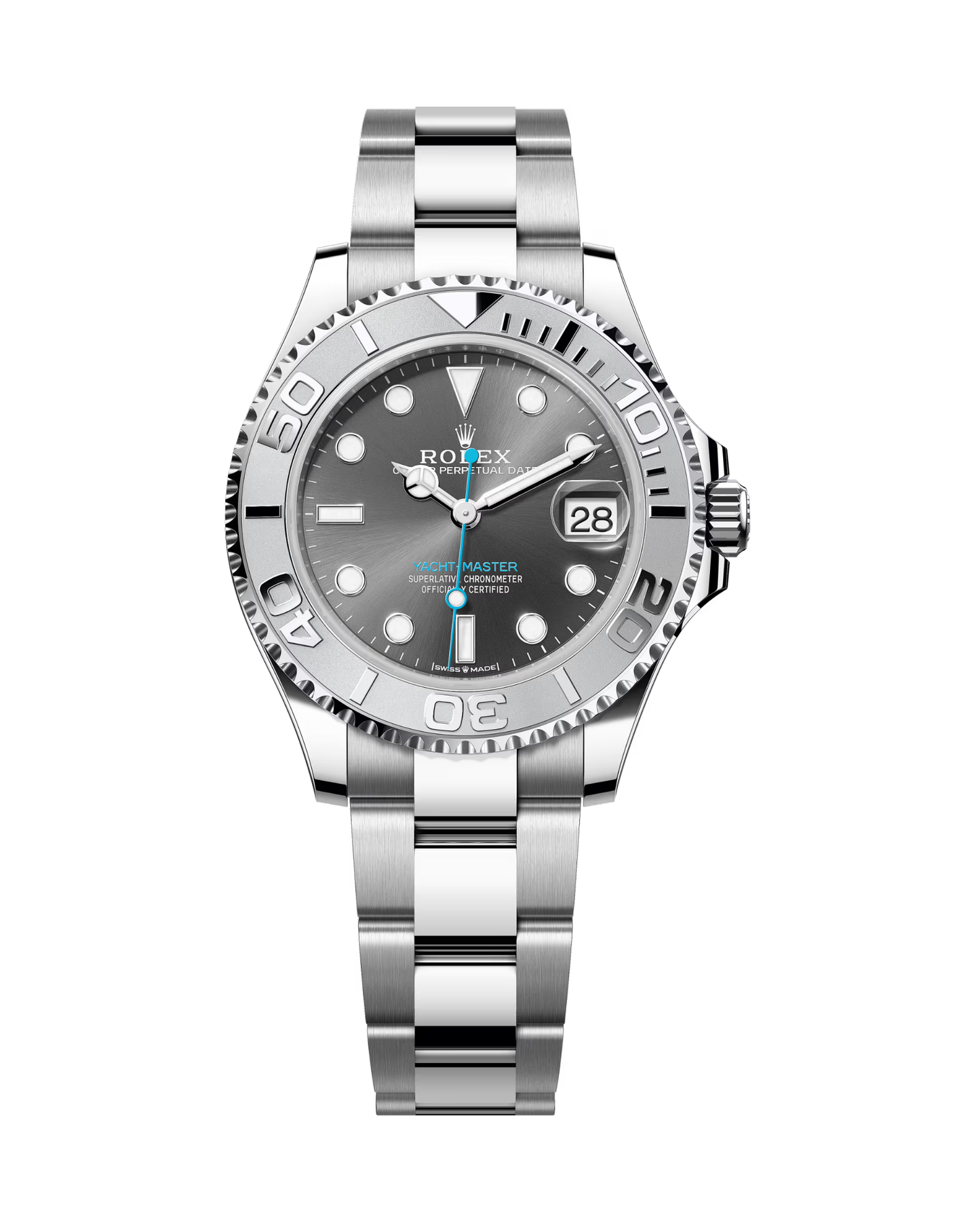 Yacht-Master 37mm Platinum & Stainless Slate Dial 268622