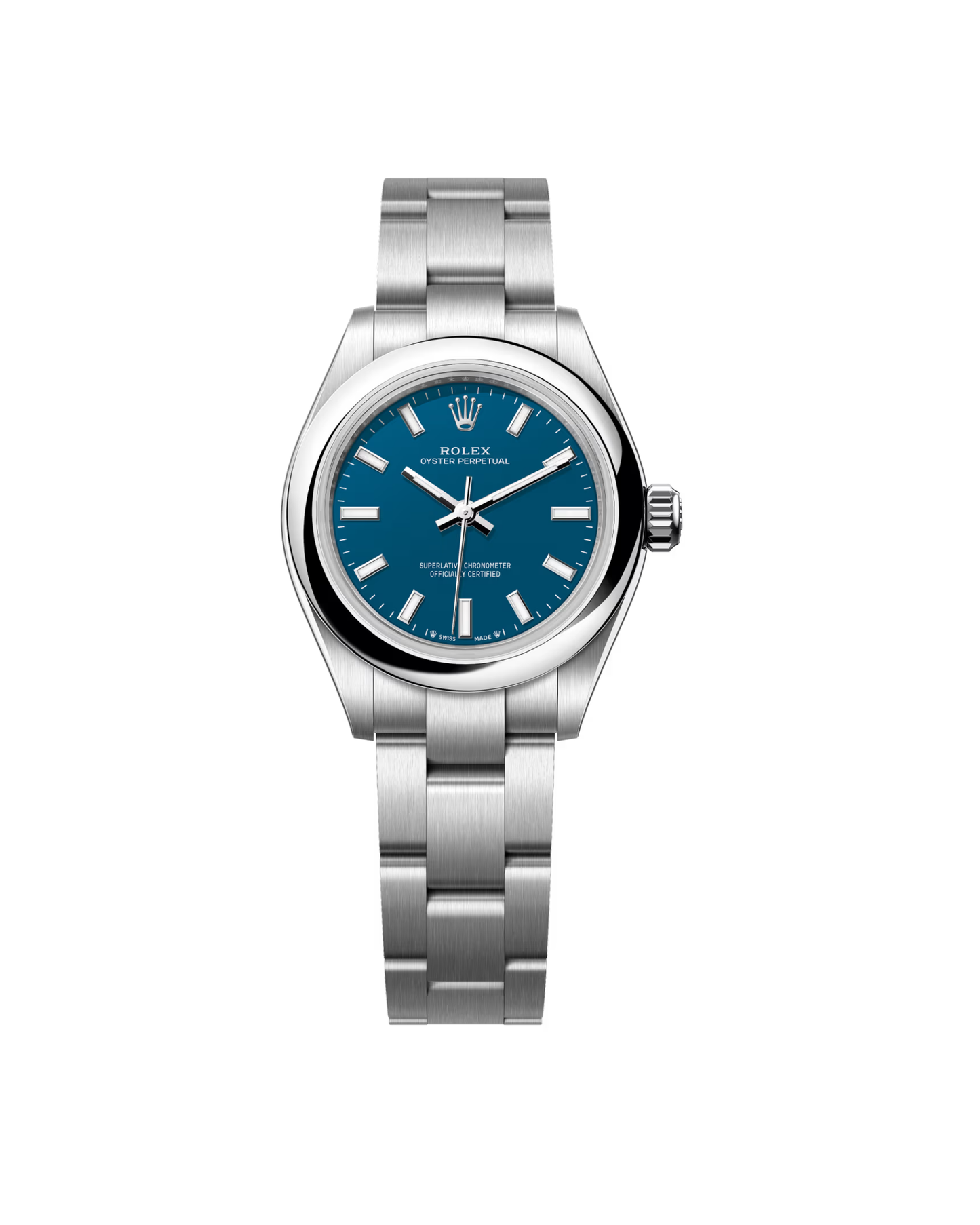 Rolex Oyster Perpetual 28mm Med Blue 276200