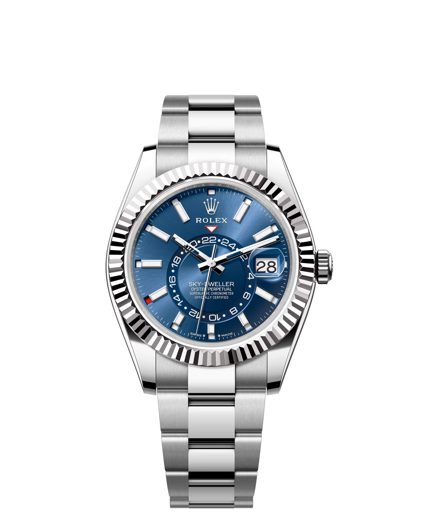 Rolex Sky-Dweller 42mm Blue on Stainless Steel (336934)