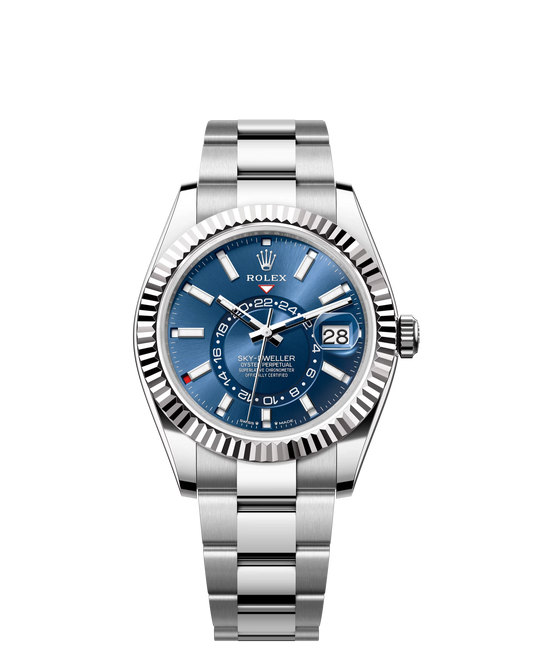 Rolex Sky-Dweller 42mm Blue on Stainless Steel (336934)