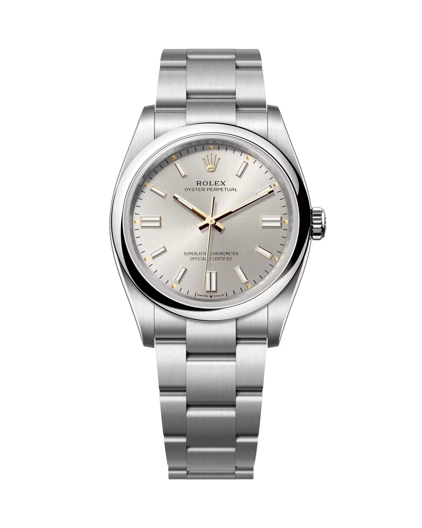 Rolex Oyster Perpetual Silver 36mm 126000