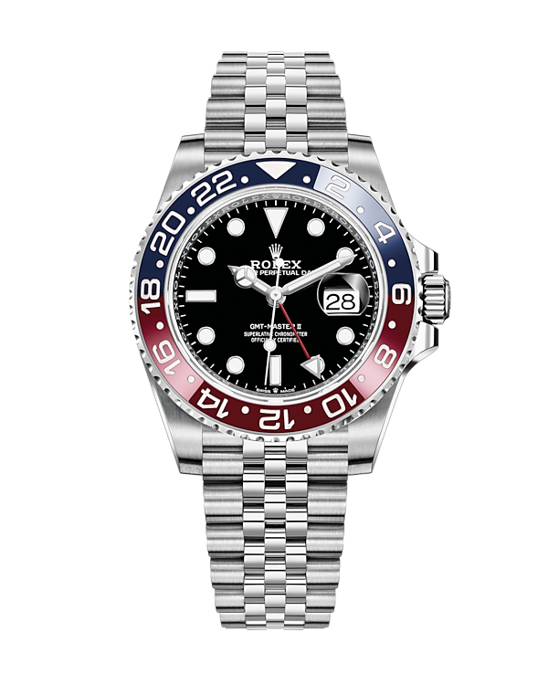 Spektakulær forhold omgivet Rolex GMT-Master II Jubilee 40mm "Pepsi" 126710BLRO – Sasha's Watches