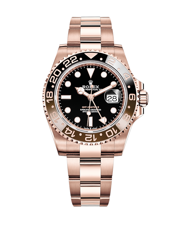 Rolex GMT-Master II Everose Gold 40mm "Root Beer" 126715CHNR