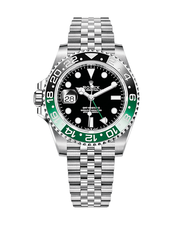 Rolex GMT Master II Black Green Dial Jubilee 40mm 126720VTNR Sasha s Watches