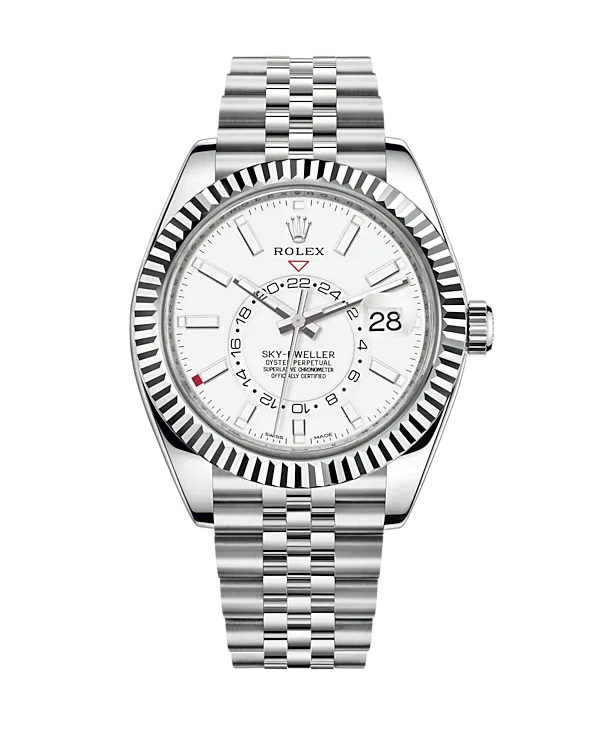 Rolex Sky-Dweller White Dial Oystersteel/White Gold Jubilee 42mm 326934