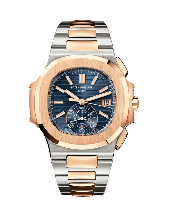 Patek Philippe Nautilus Steel/Rose Gold 5980 (Blue)