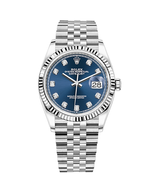 Rolex Datejust 36mm Diamond Dial 126234 (Blue)