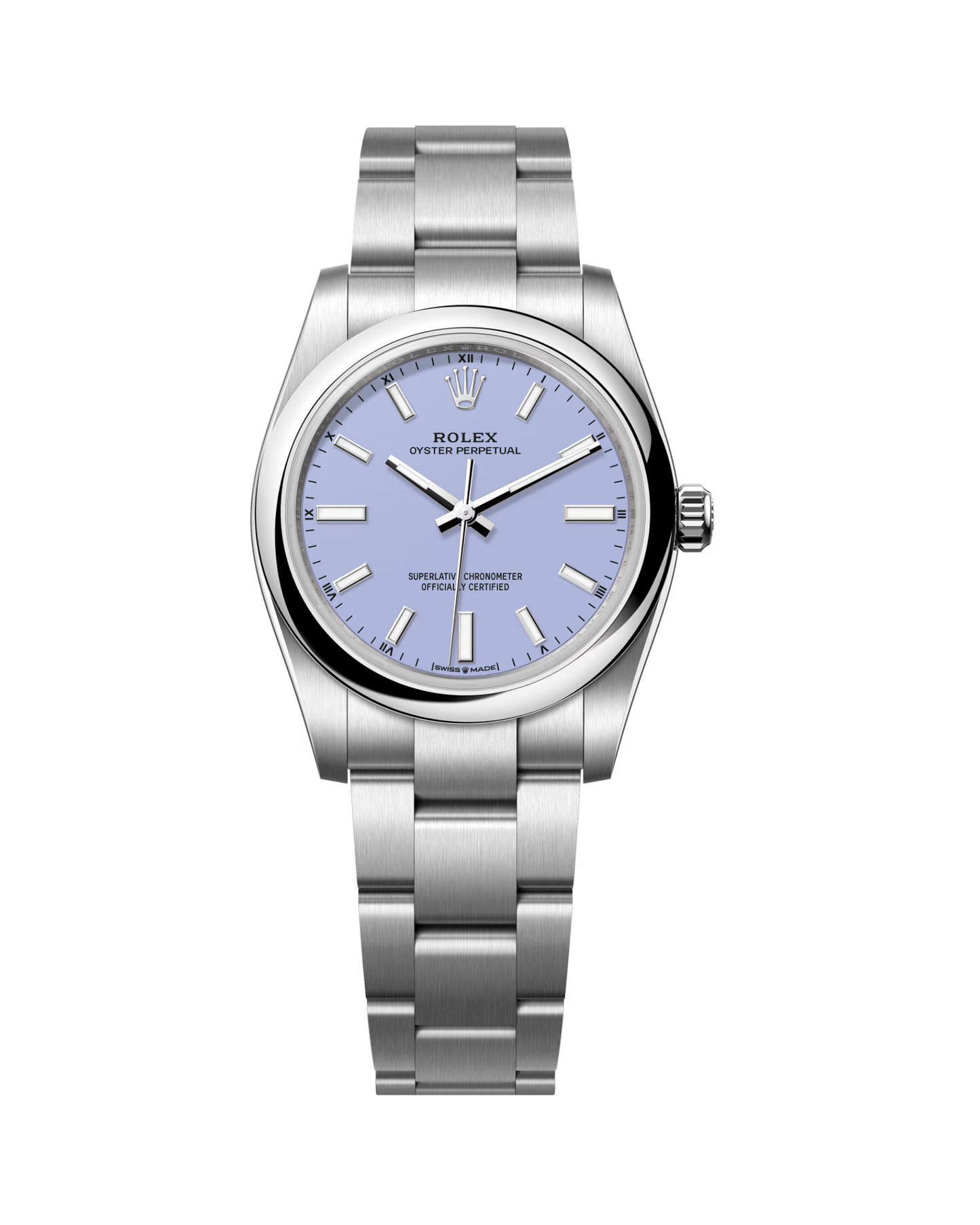 Rolex Oyster Perpetual 34mm Lavender 124200
