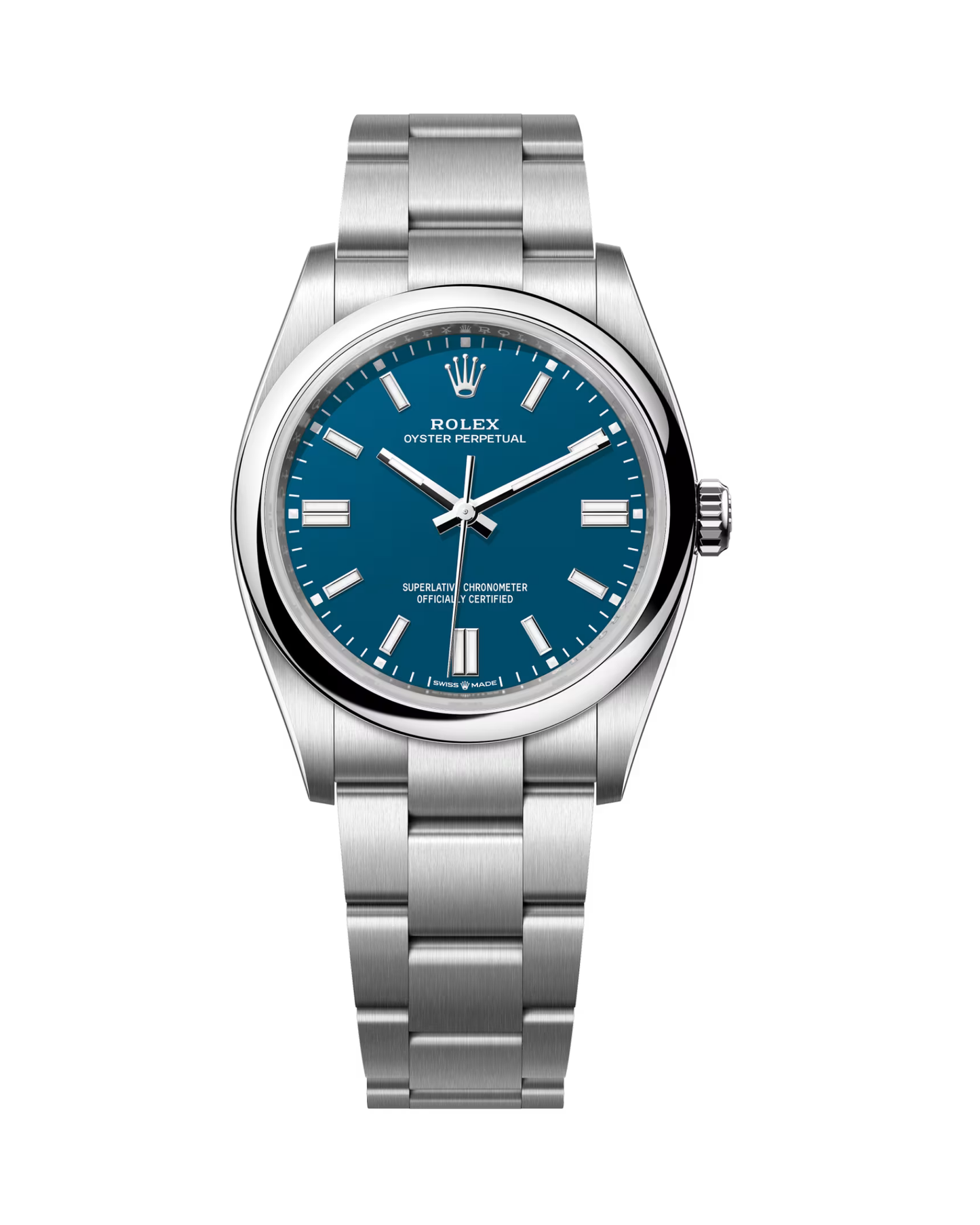 Rolex Oyster Perpetual 36mm Med Blue 126000