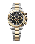 Cosmograph Daytona Two-Tone Black w/ Golden Counter Rings 126503