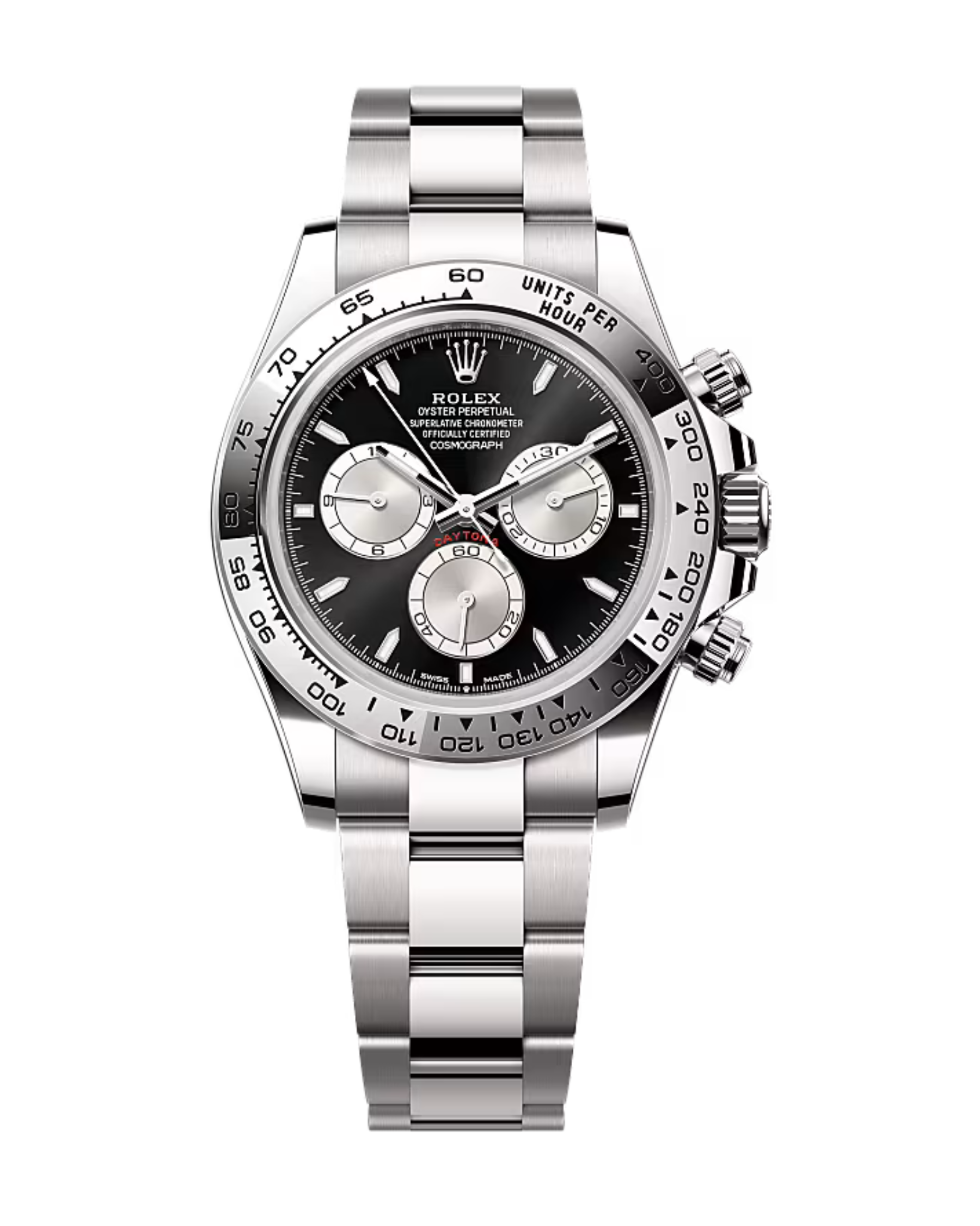 White Gold Cosmograph Daytona Black Dial 126509