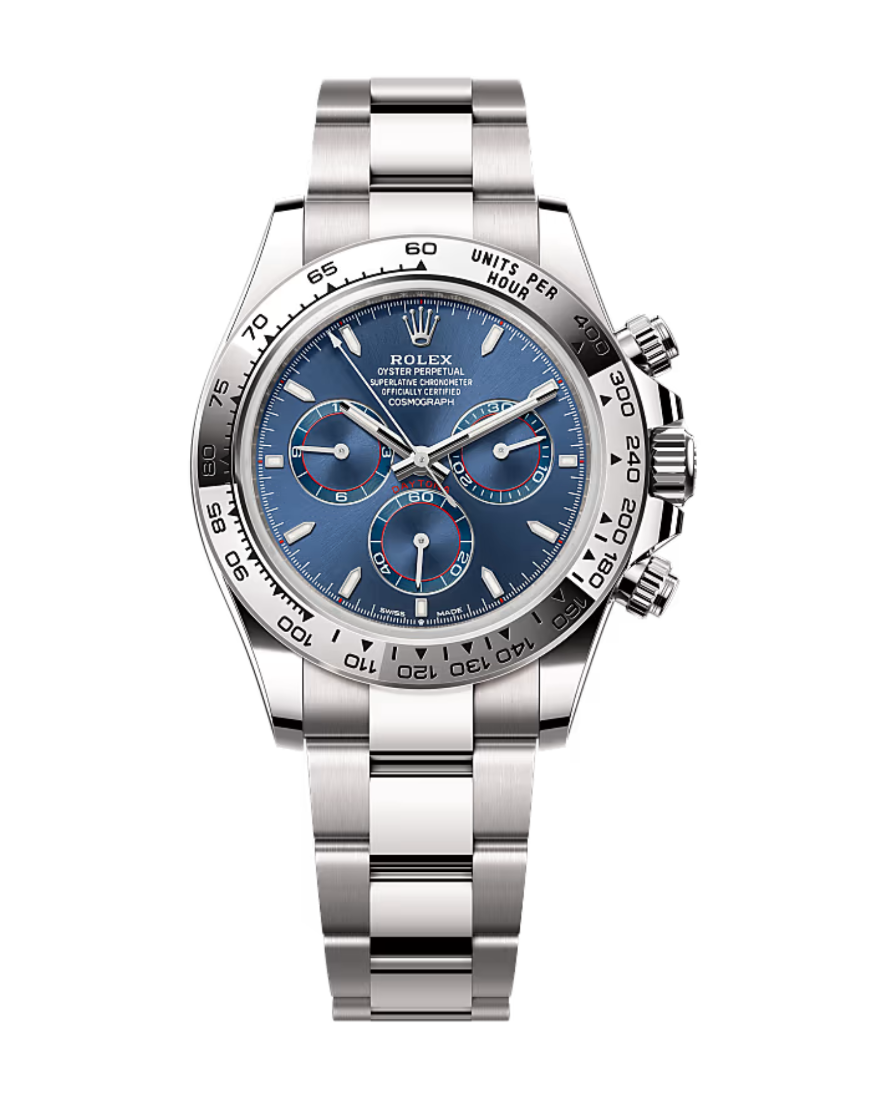 White Gold Cosmograph Daytona Bright Blue 126509