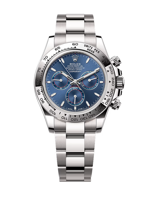 White Gold Cosmograph Daytona Bright Blue 126509