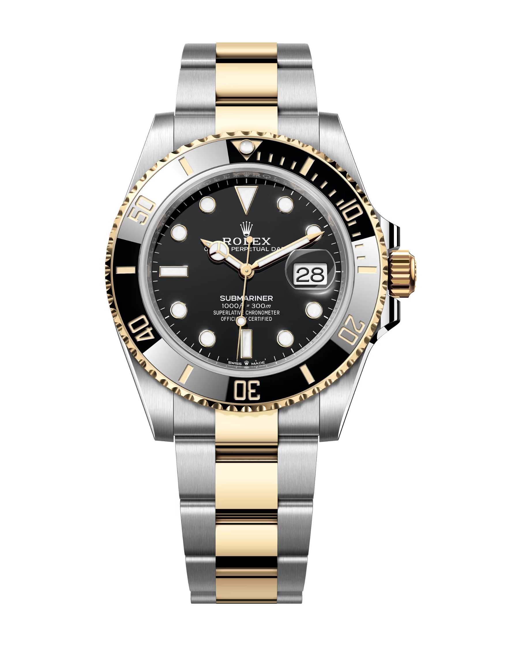 Submariner Date Two-Tone Black Dial Yellow Gold & Stainless 126613LN