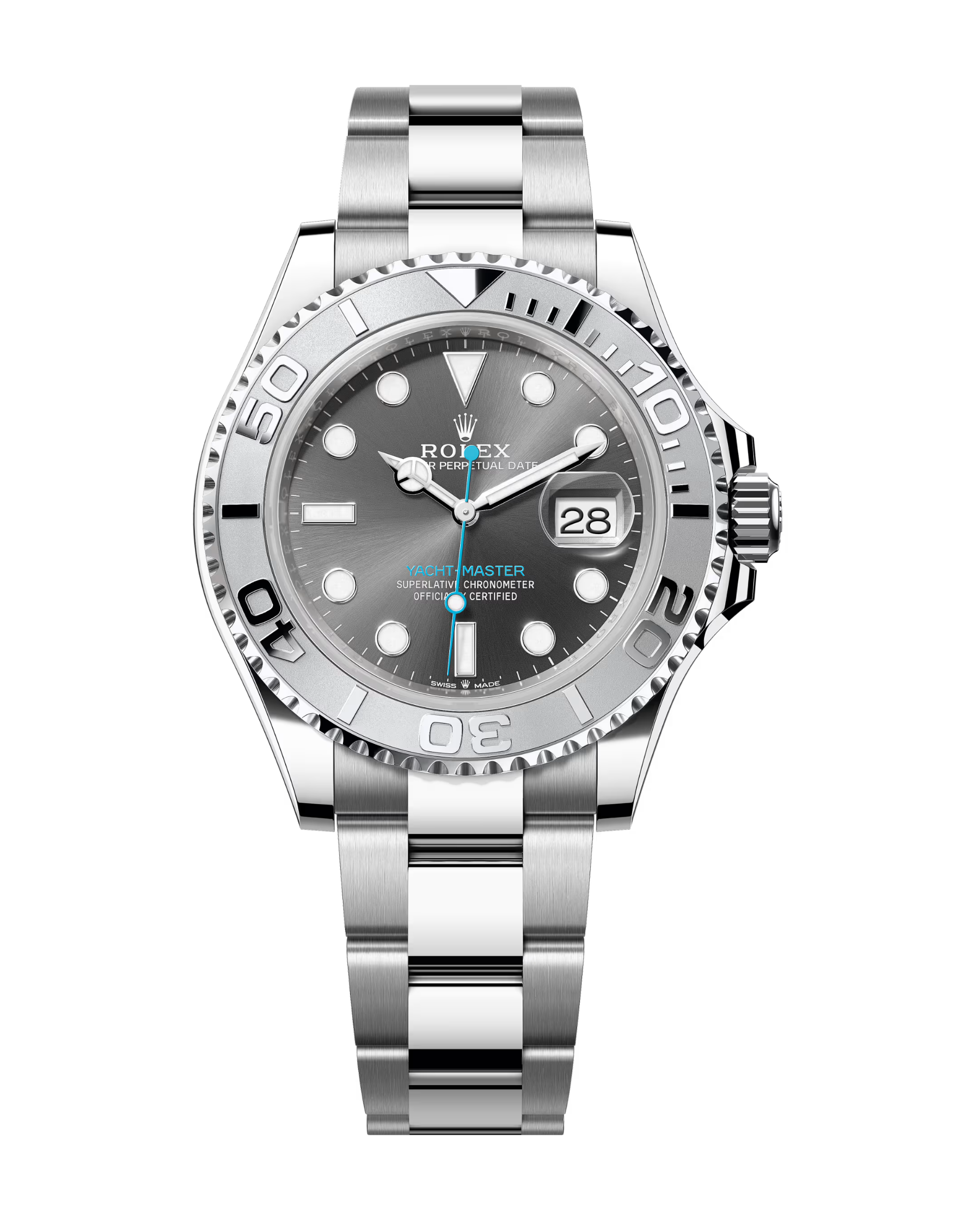 Yacht-Master 40mm Platinum & Stainless Slate Dial 126622