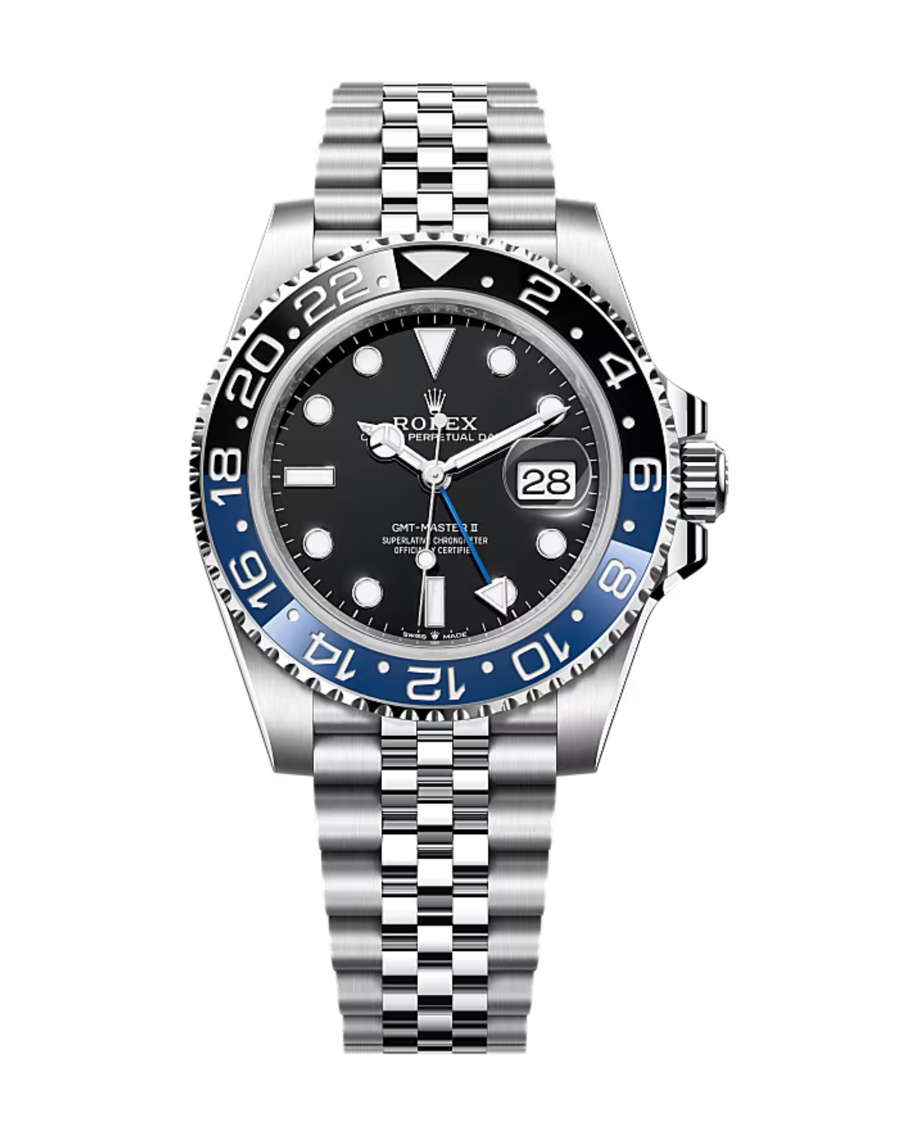 GMT-Master 40mm Jubilee "Batgirl" 126710BLNR