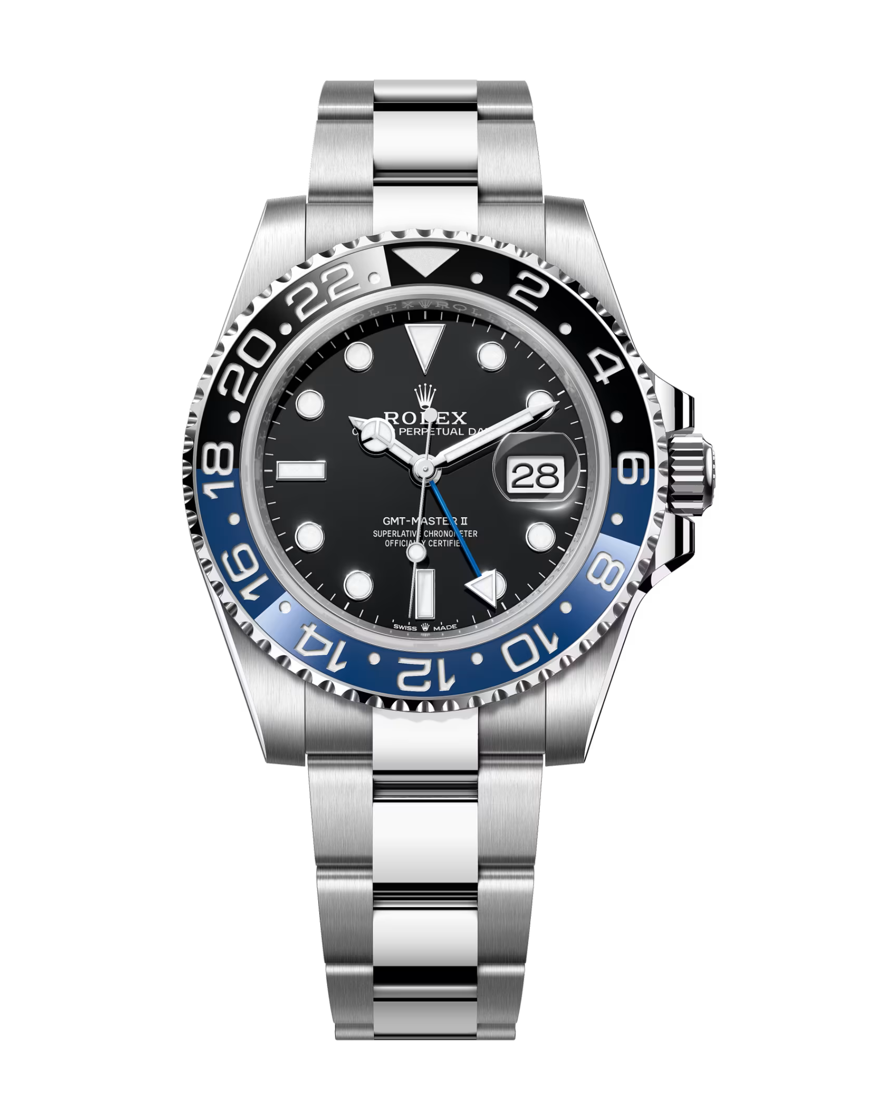 GMT-Master 40mm Oyster "Batman" 126710BLNR