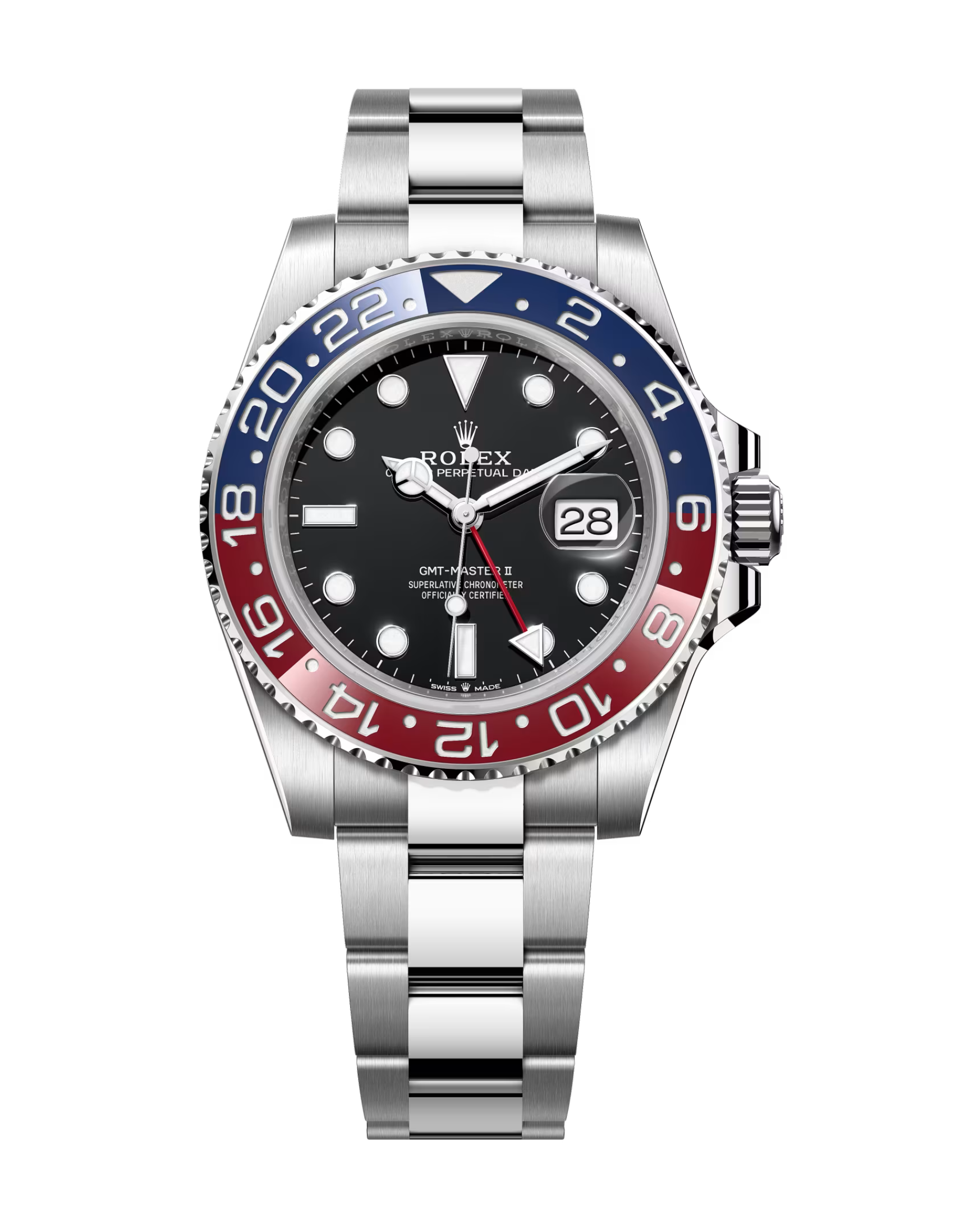 GMT-Master 40mm Oyster "Pepsi" 126710BLRO