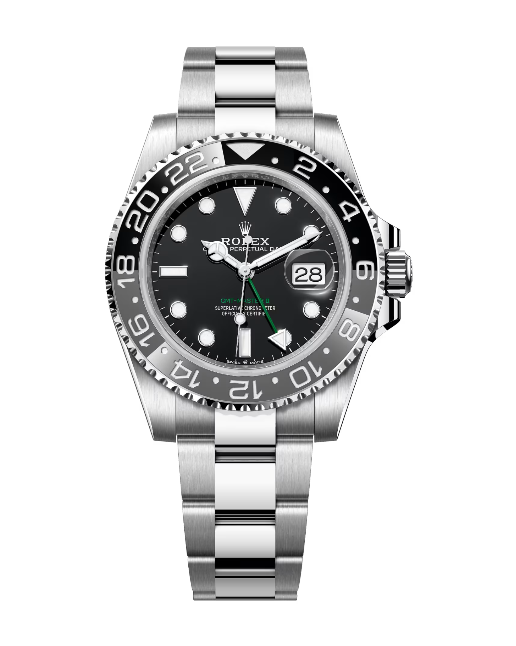 GMT-Master 40mm Oyster "Bruce Wayne" 126710GRNR