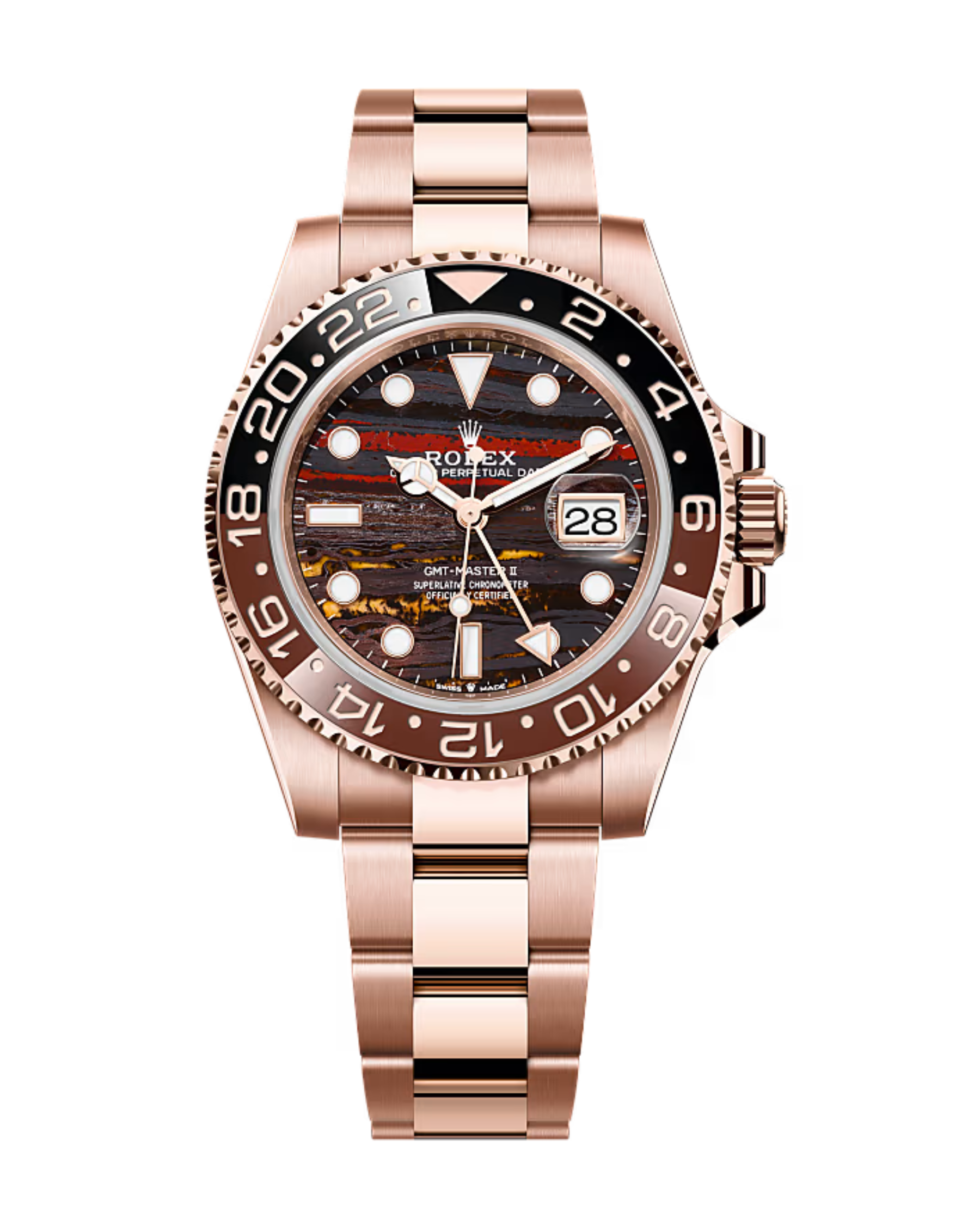 GMT-Master 40mm Tiger Iron 126715CHNR