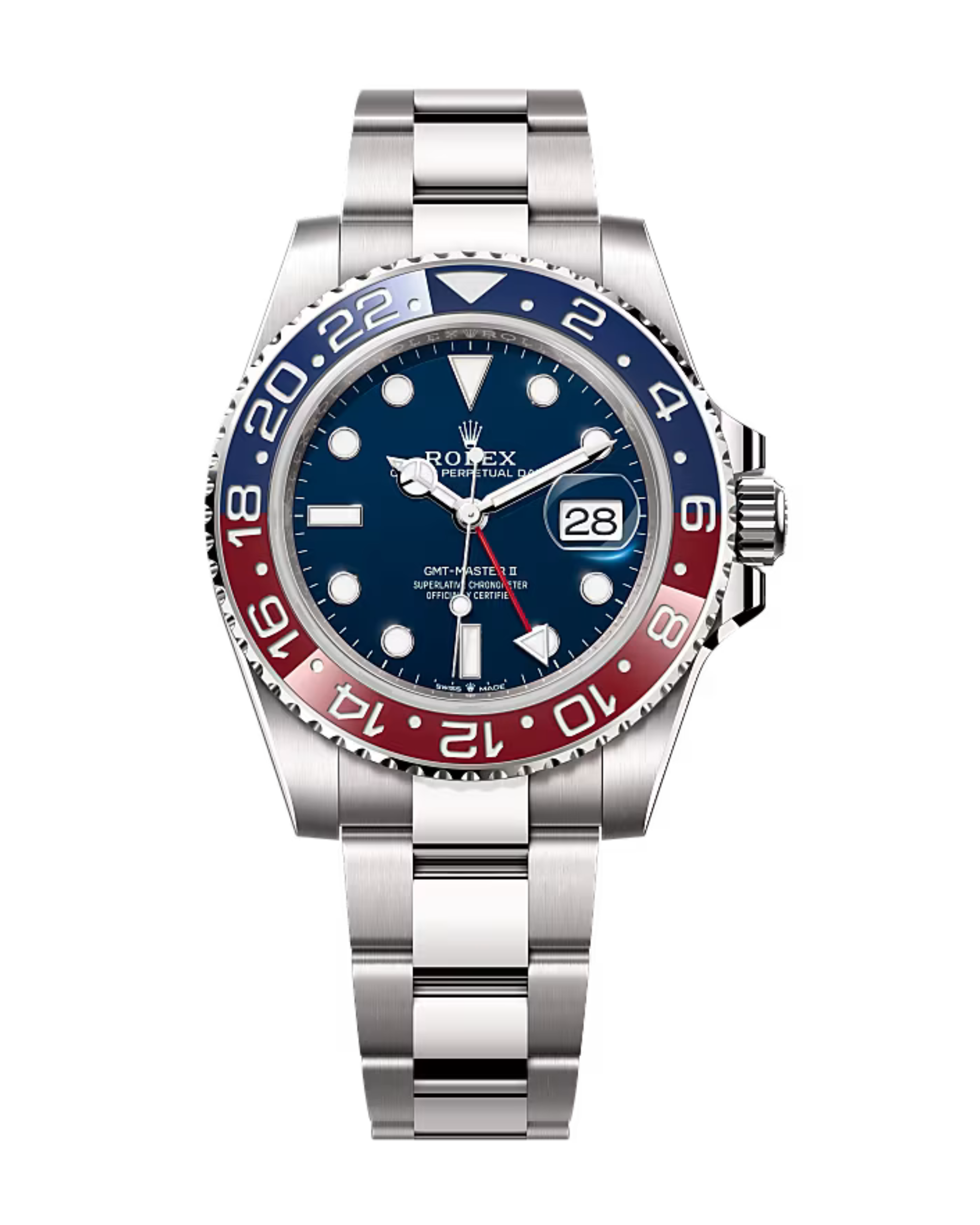 GMT-Master 40mm Midnight Blue on White Gold 126719BLRO