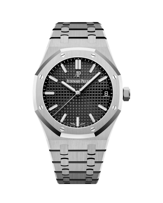 Royal Oak Selfwinding 41mm Stainless Steel Black Grande Tapisserie 15500ST.OO.1220ST.03