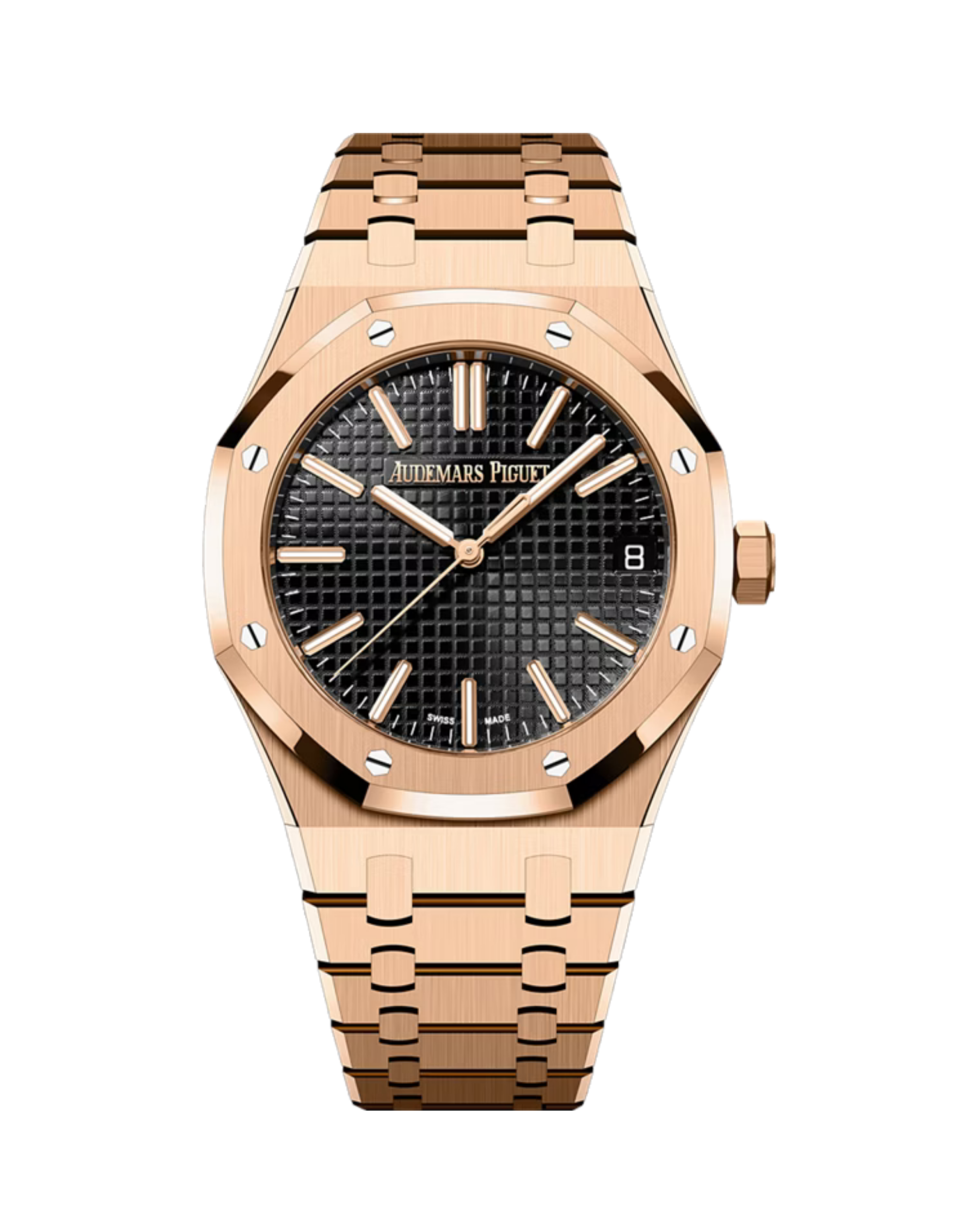 Royal Oak Selfwinding 41mm Pink Gold Bleu Nuit Nuage 50 Grande Tapisserie 15510OR.OO.1320OR.02