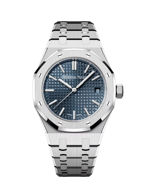 Royal Oak Selfwinding 37mm Stainless Steel Bleu Nuit Nuage 50 Grande Tapisserie 15550ST.OO.1356ST.02