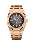 Royal Oak Jumbo Extra-Thin 39mm Pink Gold Smoked Brown Petite Tapisserie 16202OR.OO.1240OR.02