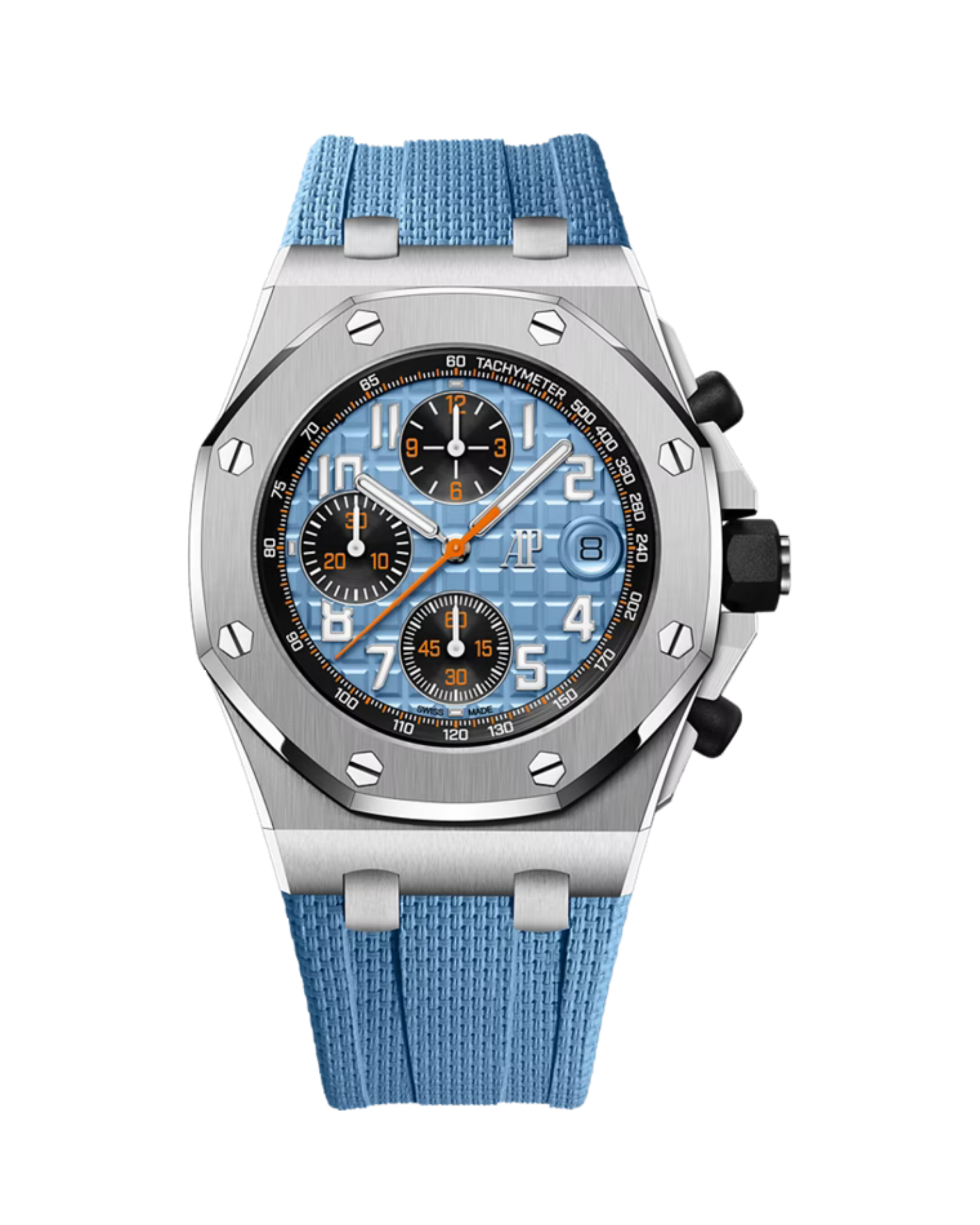 Royal Oak Offshore Chronograph 42mm Stainless Steel Blue Petite Tapisserie 26238ST.OO.A340CA.01