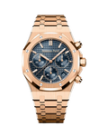 Royal Oak Selfwinding Chronograph 41mm Pink Gold Black Grande Tapisserie 26240OR.OO.1320OR.01