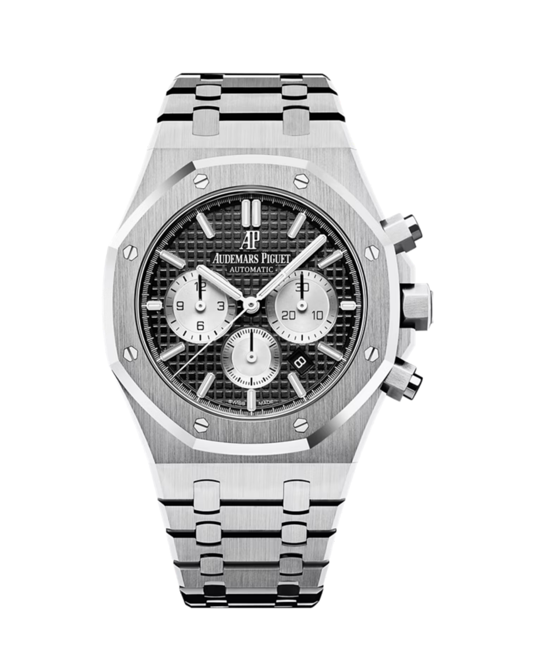 Royal Oak Selfwinding Chronograph 41mm Stainless Steel Black Grande Tapisserie 26331ST.OO.1220ST.02