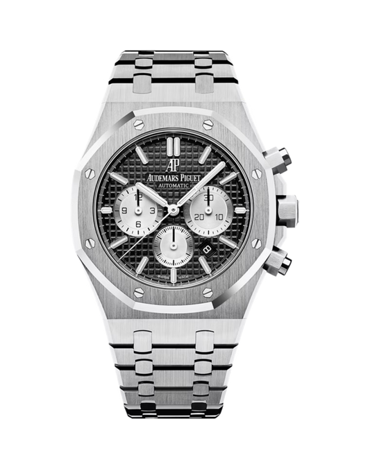 Royal Oak Selfwinding Chronograph 41mm Stainless Steel Black Grande Tapisserie 26331ST.OO.1220ST.02