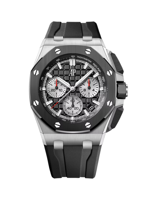 Royal Oak Offshore Chronograph 43mm Stainless Steel / Ceramic Black Méga Tapisserie 26420SO.OO.A002CA.01