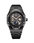 Royal Oak Perpetual Calendar Ultra-Thin 41mm Black Ceramic Openworked Sapphire Dial with Smoked Counters 26585CE.OO.1225CE.01