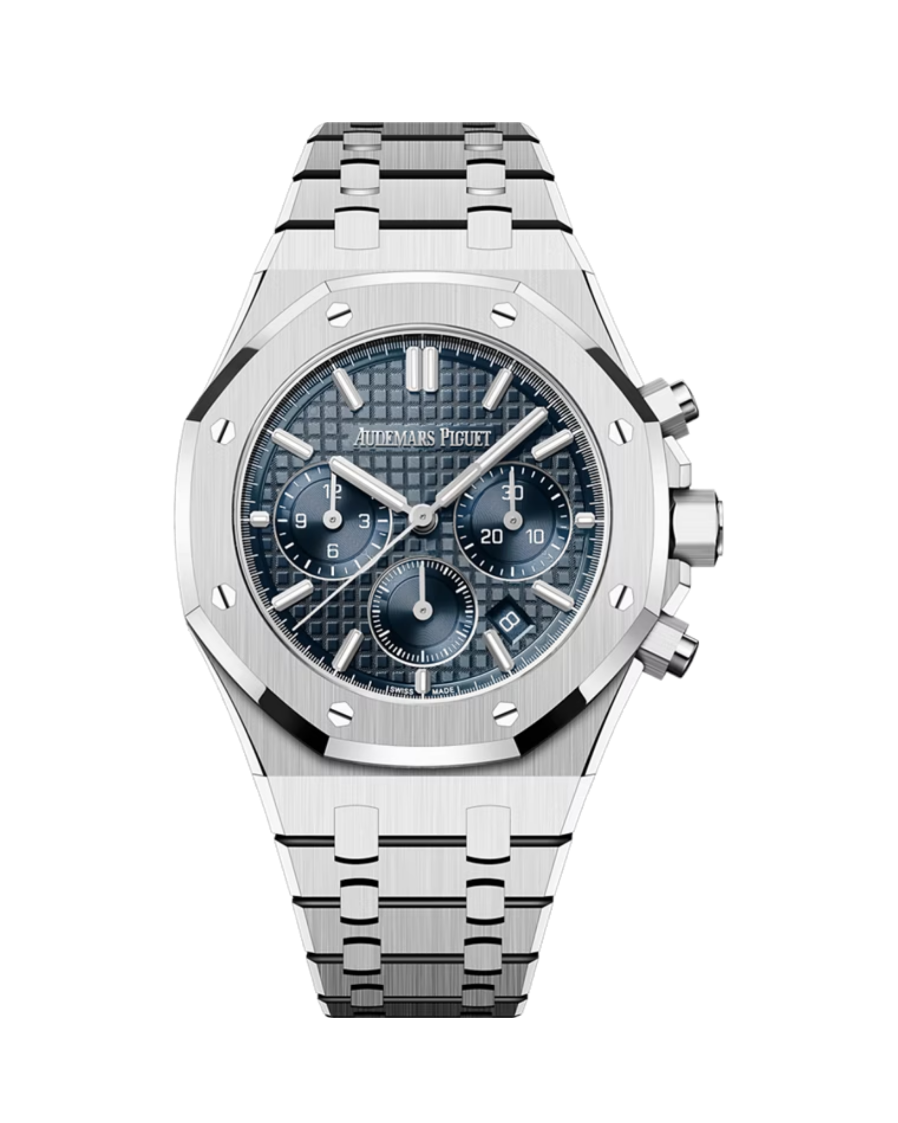 Royal Oak Selfwinding Chronograph 38mm Stainless Steel Bleu Nuit Nuage 50 Grande Tapisserie 26715ST.OO.1356ST.01