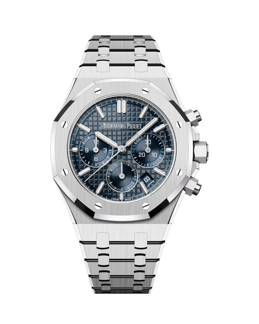 Royal Oak Selfwinding Chronograph 38mm Stainless Steel Bleu Nuit Nuage 50 Grande Tapisserie 26715ST.OO.1356ST.01