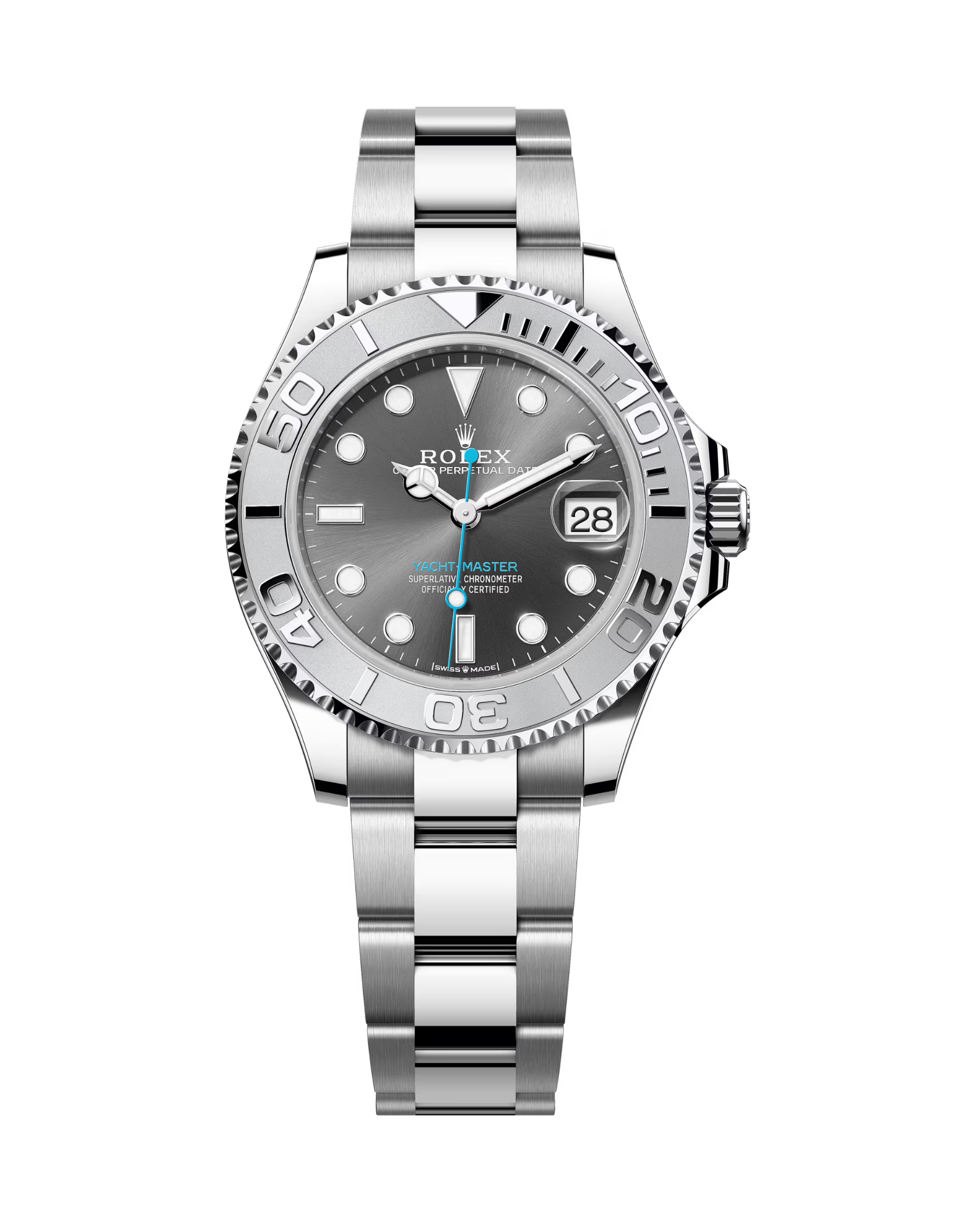 Yacht-Master 37mm Platinum & Stainless Slate Dial 268622