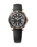 Yacht-Master 37mm Black Dial Rose Gold Oysterflex 268655