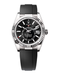 Sky-Dweller White Gold Bright Black Dial Oysterflex 336239