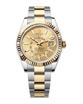 Sky-Dweller Yellow Gold & Stainless Champagne Oyster 336933