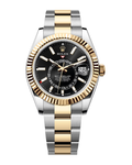 Sky-Dweller Yellow Gold & Stainless Bright Black Oyster 336933
