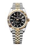 Sky-Dweller Yellow Gold & Stainless Bright Black Jubilee 336933