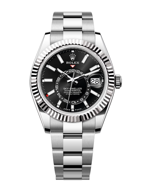 Sky-Dweller White Gold & Stainless Bright Black Oyster 336934
