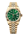 Sky-Dweller Yellow Gold Bright Green Dial Jubilee 336938