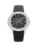 Aquanaut Travel Time Stainless Steel Black Dial 5164A-001