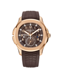 Aquanaut Travel Time Rose Gold Brown Dial 5164R-001