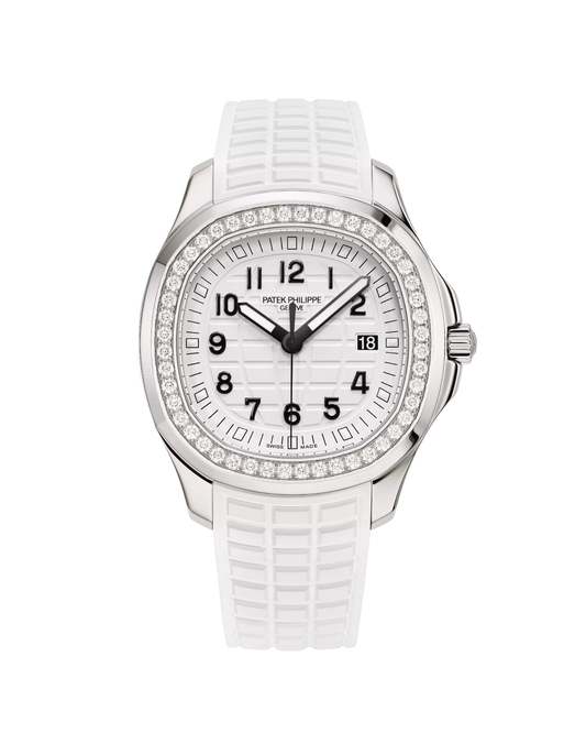Aquanaut Luce Stainless Steel Diamond Bezel Matte White Dial 5267/200A-010