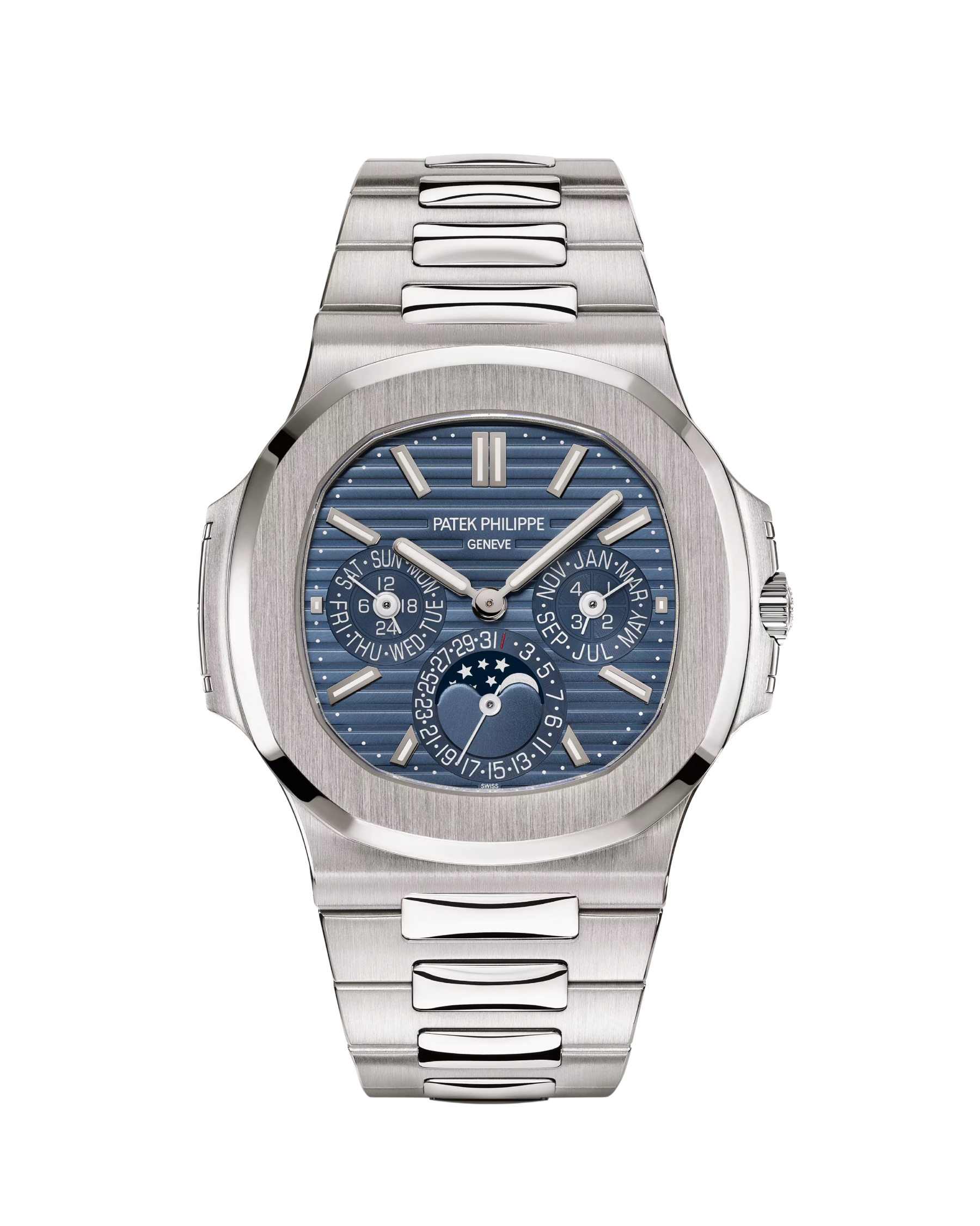 Nautilus Perpetual Calendar White Gold Blue Dial 5740/1G-001